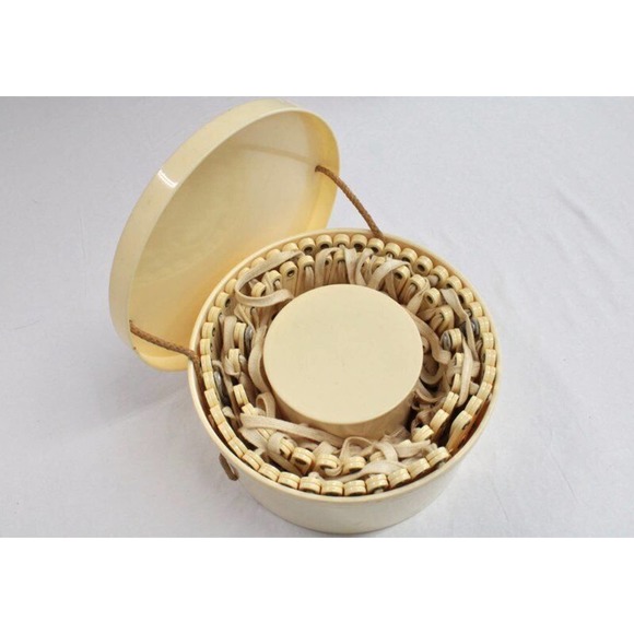 Vintage Collapsible Hoop Skirt Caged Crinoline Frame Belle O' the Ball with Case - Picture 17 of 17